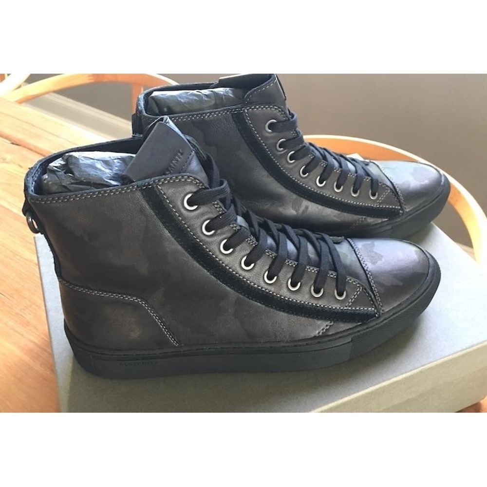 ALLSAINTS MEN'S CIRCUIT MILITARY CAMO HI-TOP BOOT SHOES SZ. UK 7 - Picture 2 of 11
